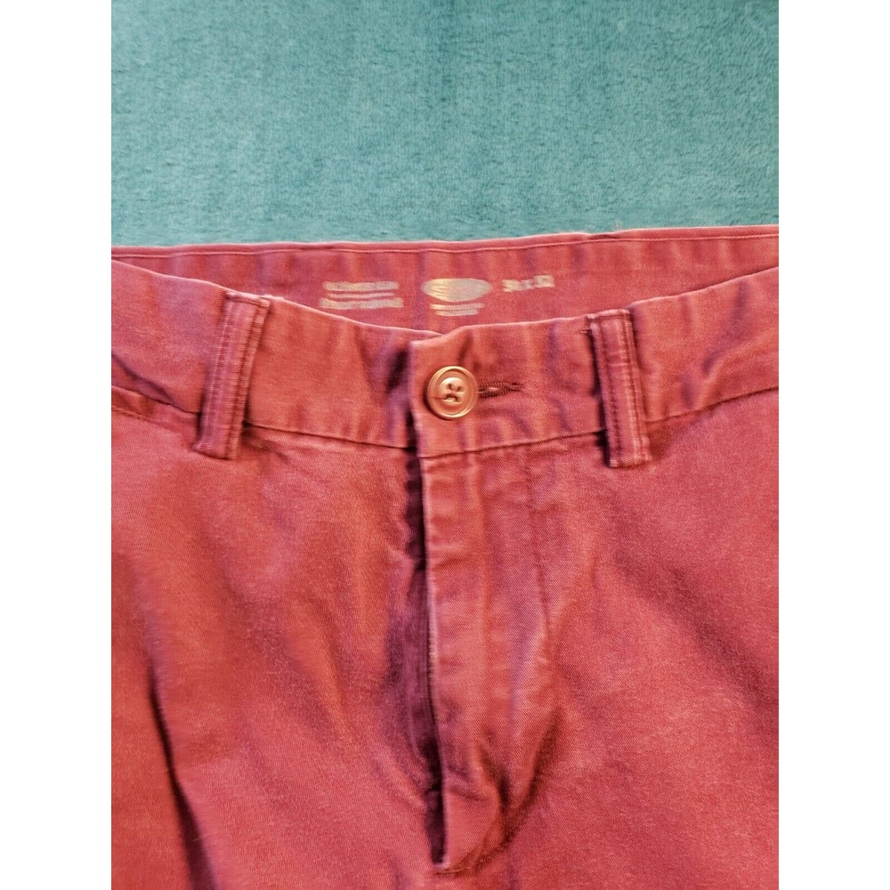 Old Navy Pants Mens Red 34x32 Stretch Career Work Straight Chino Preppy Slim - Picture 6 of 12